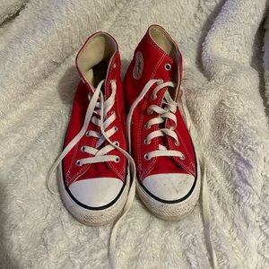 COPY - Red high top converse